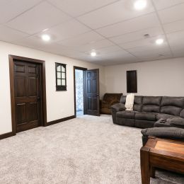 Finished Basement Family Room Area