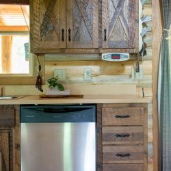Reclaimed Barn Wood Kitchen Cabinets