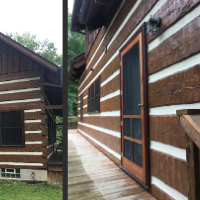 West Virginia Log Home Restoration