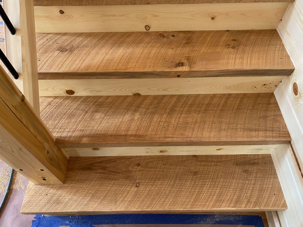 Rough Sawn Heavy Timber Treads